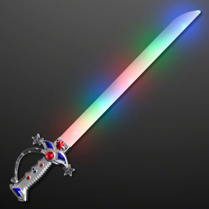 FlashingBlinkyLights Swashbuckler Pirate LED Light Up Sword with Battle Sound Effects…
