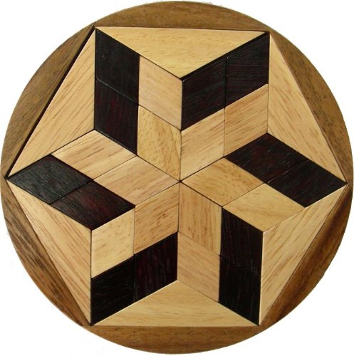 Pento Star Wooden Puzzle Brain Teaser