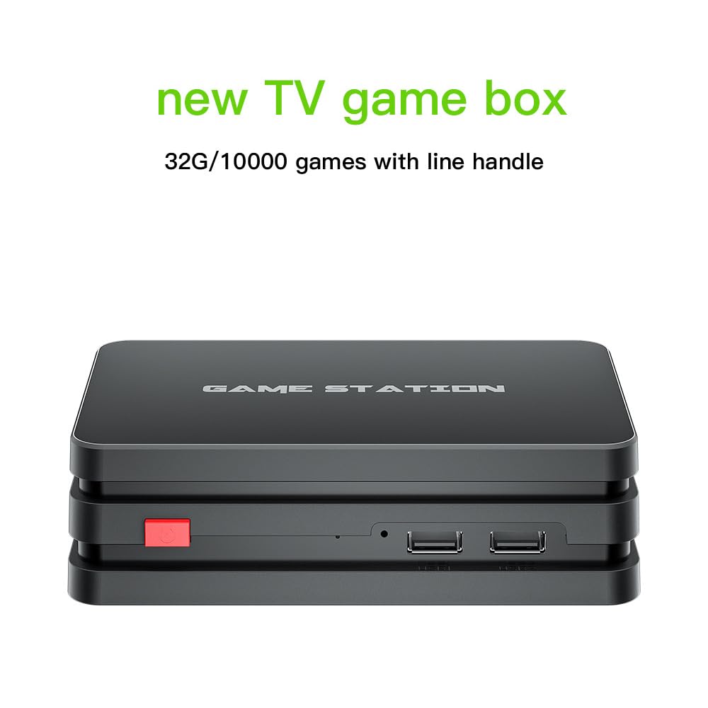 Mini Arcade Game Console Full HD Video Games Box 10000 Games with Two Cable Gamepads