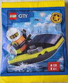 LEGO City: Police Officer Minifigure with Jet Ski - Ages 6+