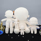 niannyyhouse 10cm 13cm 15cm 20cm 30cm 40cm Plush Doll Plain Glossy Standing Sitting Humanoid Stuffed Toys Dress Up Wearable Clothing (30cm-Without