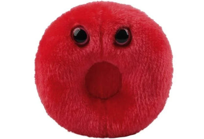 GIANTmicrobes Red Blood Cell Plush, Blood Drop Plush, Blood Bank, Gifts for Lab Techs, Hematology, Phlebotomy Gifts, Leukemia Awareness, Immunology