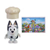 Bluey Story Starters - Choose from 8 Figures - Bluey, Bingo, Honey, Snickers, Indy, or Muffin - Ages 3+ (Muffin & Chef Hat)