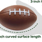 GiftExpress 12-Pack 6-Inch Foam Footballs, Soft Foam Toy Football Stress Balls for Kids, Football Party Favors, Classroom Rewards, Carnival Prizes