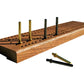 Alex Cramer 'Cabin Club' Classic Domino Set with Black Walnut Case - Premium Quality 28 Indestructible Double Six Dominoes (Double 6 Dominos Set)