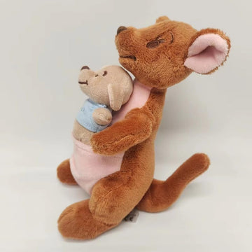 CXPDD Kanga and Roo Plush Kangaroo Stuffed Animal Doll Gift - 7 Inches, Brown