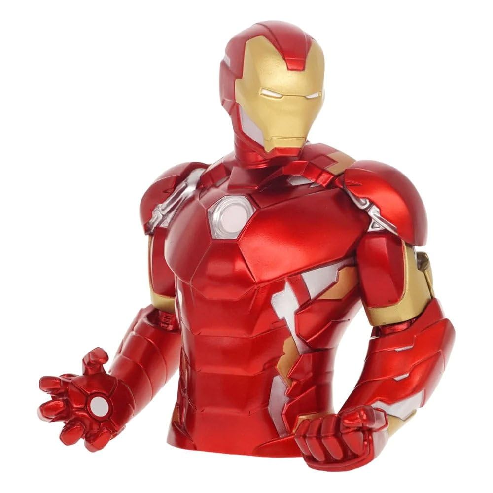 Avengers Iron Man Bust Bank Multi-colored, 4"