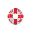 for Vibin' Use Only Pool Float, Over 5' Wide Inflatable Floatie Tube, Blow Up Swim Ring, Outdoor Summer Pool Party Decor