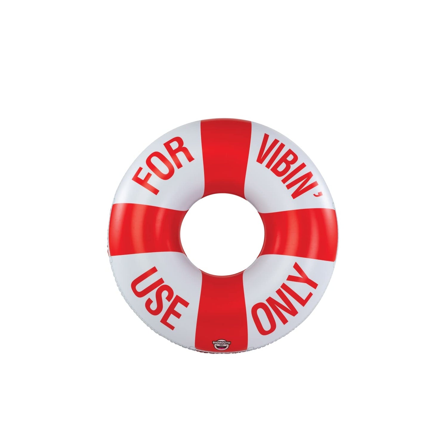 for Vibin' Use Only Pool Float, Over 5' Wide Inflatable Floatie Tube, Blow Up Swim Ring, Outdoor Summer Pool Party Decor