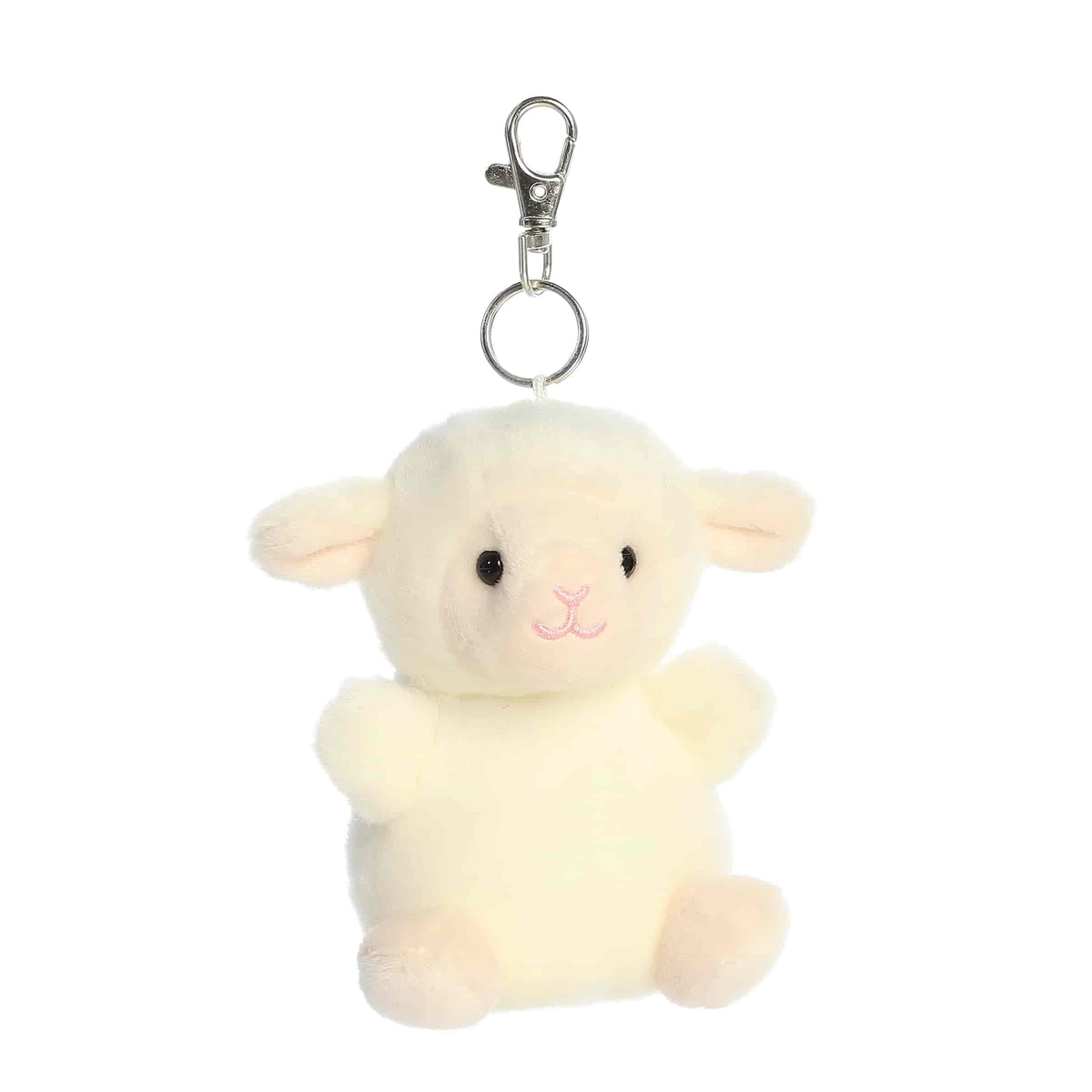 Aurora Palm Pals 4" Woolly Lamb Adorable Clip-On