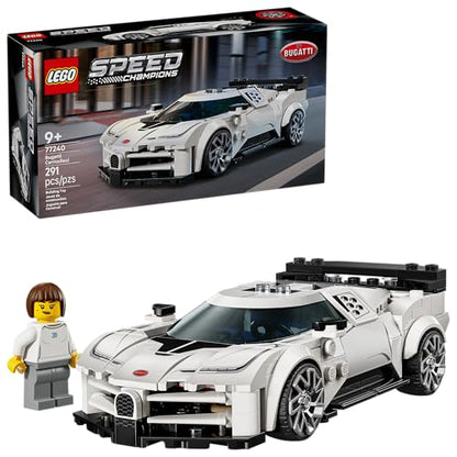 LEGO Speed Champions Bugatti Centodieci Hyper Sports Car Toy - Model Kit & Pretend Play Toy for Boys & Girls, Ages 9+ - Italian Model Car Kit
