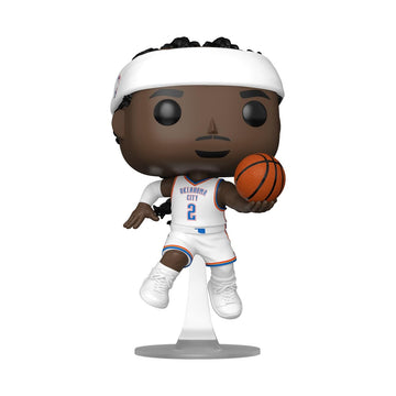 Funko Pop! NBA: Thunder - Shai Gilgeous-Alexander - Home Uniform - Collectable Vinyl Figure - Gift Idea - Official Merchandise - Toys for Kids &