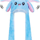 LYLPYHDP Bunny Hat, Funny Plush Bunny Hats, Plush Christmas Rabbit Hat, Party Cosplay Cute Animal Hats.