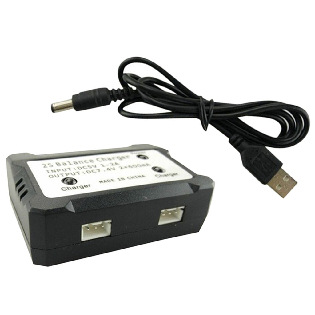Jili Online 2S 7.4V USB Charger for Syma X8 X8C X8G X8HG X8HW X8HC MJX X101 RC Helicopter Drone Accessories