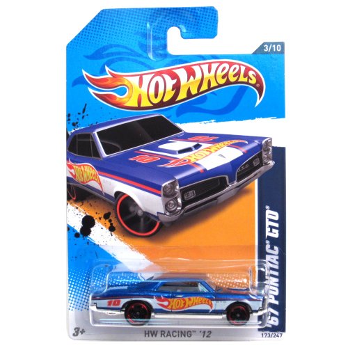 Hot Wheels 2012 '67 Pontiac GTO Blue 173/247 HW Racing ()