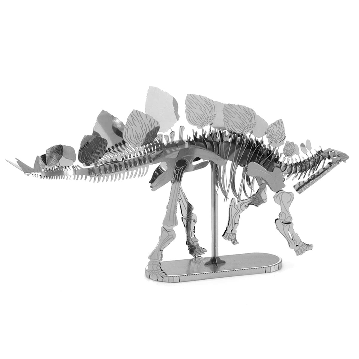 Fascinations Metal Earth Stegosaurus Skeleton 3D Metal Model Kit