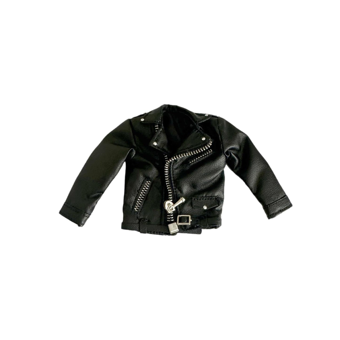 1/12 Action Figure Clothes,Leather Jacket for 6 inch Male Action Figures,1:12 sacle Miniature Doll Clothing (Leather Jacket)