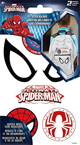 Marvel Spider-Man Art Set Bundle ~ 40 Pc Superhero Art Kit with Spiderman Coloring Utensils, Brushes, Art Pad, Stickers and More! (Spiderman Color