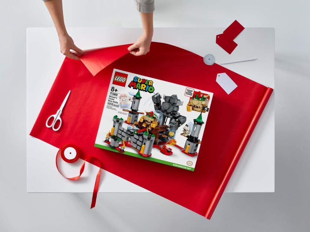 LEGO Super Mario Bowser’s Castle Boss Battle Expansion Set 71369 Building Kit; Collectible Toy for Kids to Customize Their Super Mario Starter Course