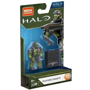 Mega Construx Halo Ramos ODST Action Figure Building Set, 3 Pieces, Ages 8+