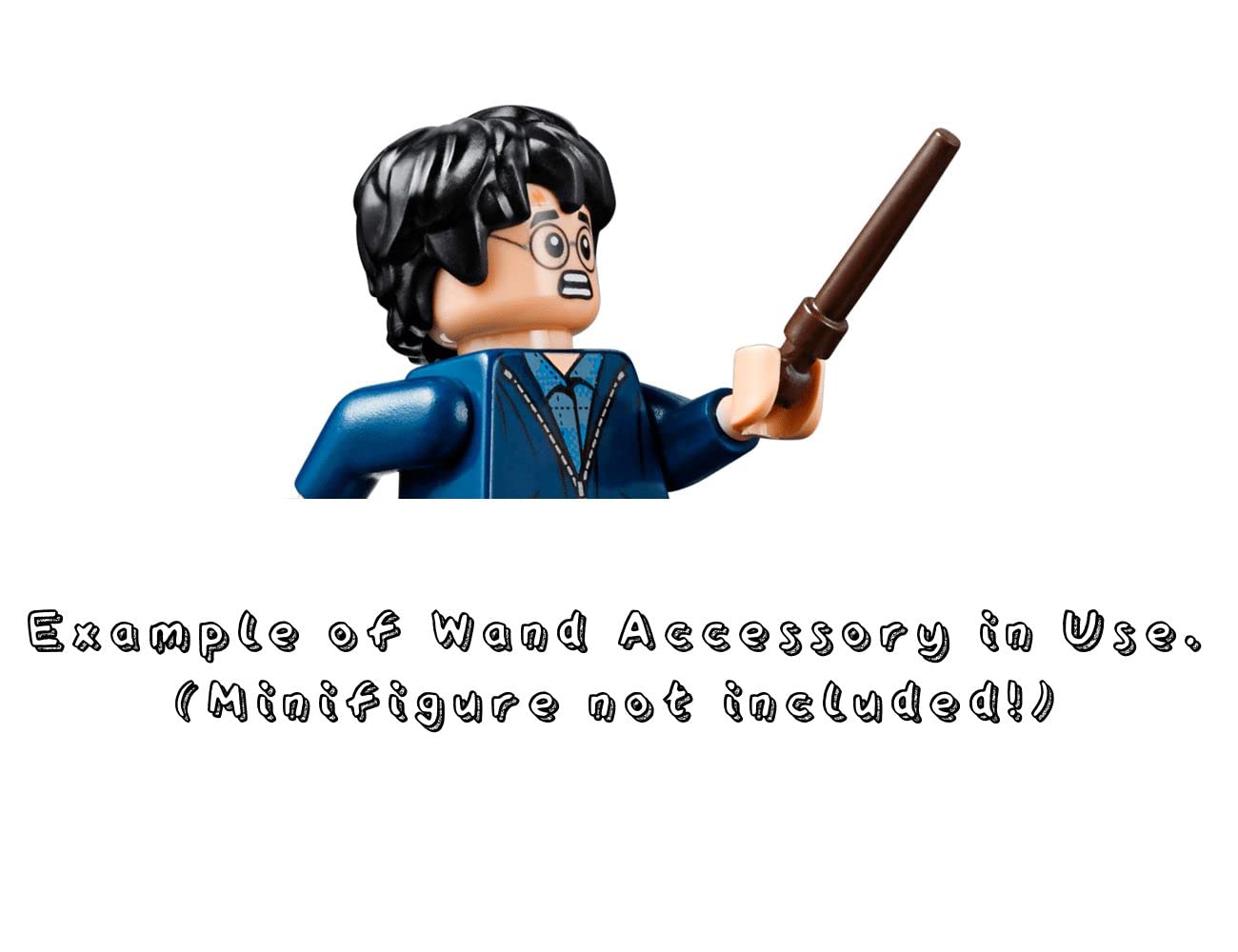 LEGO Harry Potter Minifigure Accessory Pack - Owl Magic Spell Book, Wands, Brooms, Goblets, and Lamp Accessories