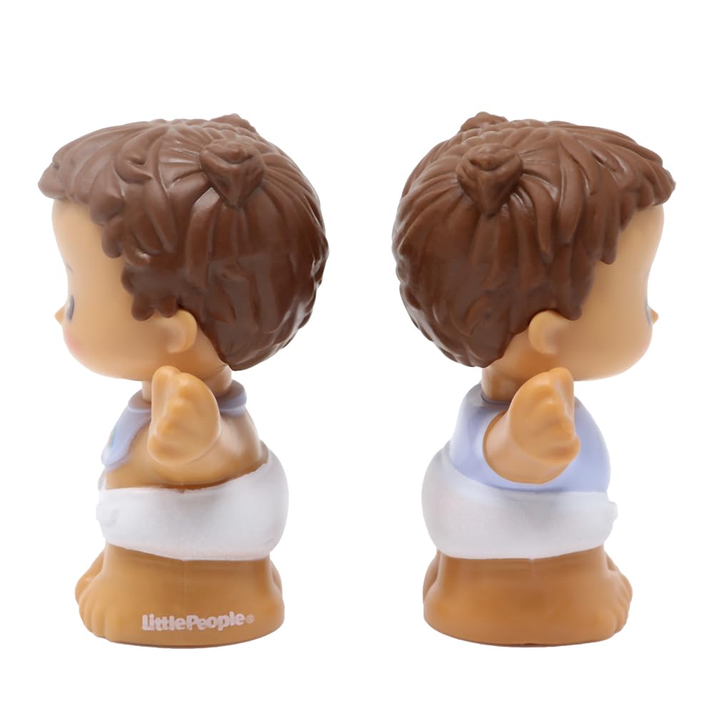 Fisher-Price Replacement Parts for Collectible Little People Baby Dollhouse Family Playset GVH64 - Set of 2 Replacement Babies - Wearing Unicorn