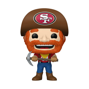 Funko Pop! NFL Mascots: 49ers - Sourdough Sam - NHL Mascots and Marks - Collectable Vinyl Figure - Gift Idea - Official Merchandise - Toys for Kids &