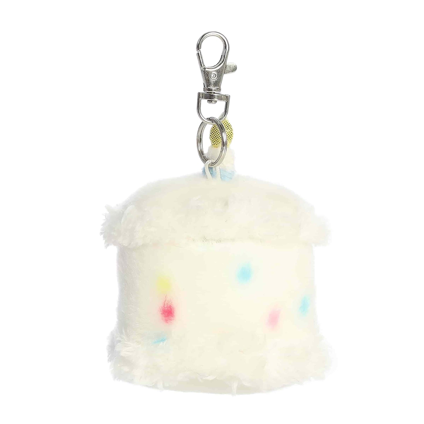 Aurora® Adorable Palm Pals™ Happy B'Day Cake™ Clip-On - Fun Collectible Plush For Kids and Adult Collectors - Perfect for Decorating Rooms