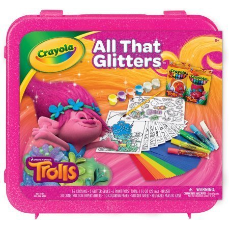 Crayola Dreamworks Trolls All That Glitters Coloring Kit