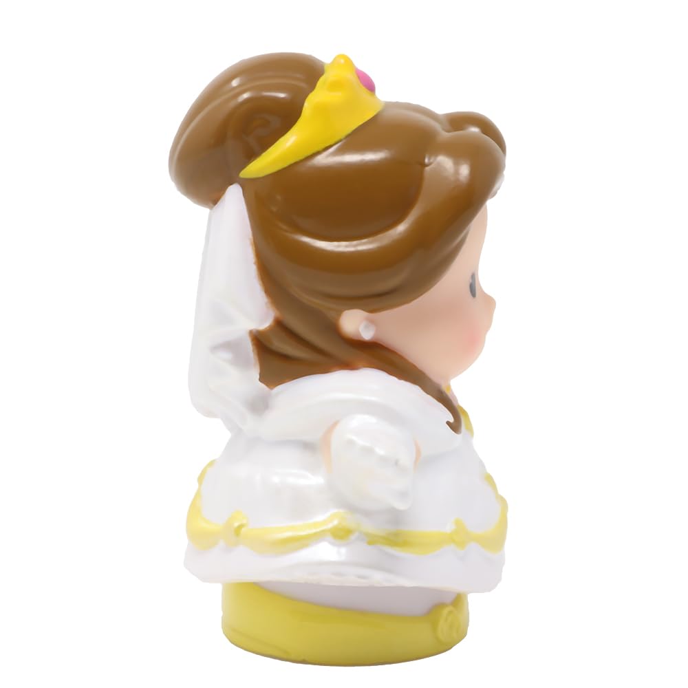 Fisher-Price Replacement Part for Collectible Little People Princess Castle Dollhouse Playset Y1578 - Replacement Bride Princess Belle Figure in