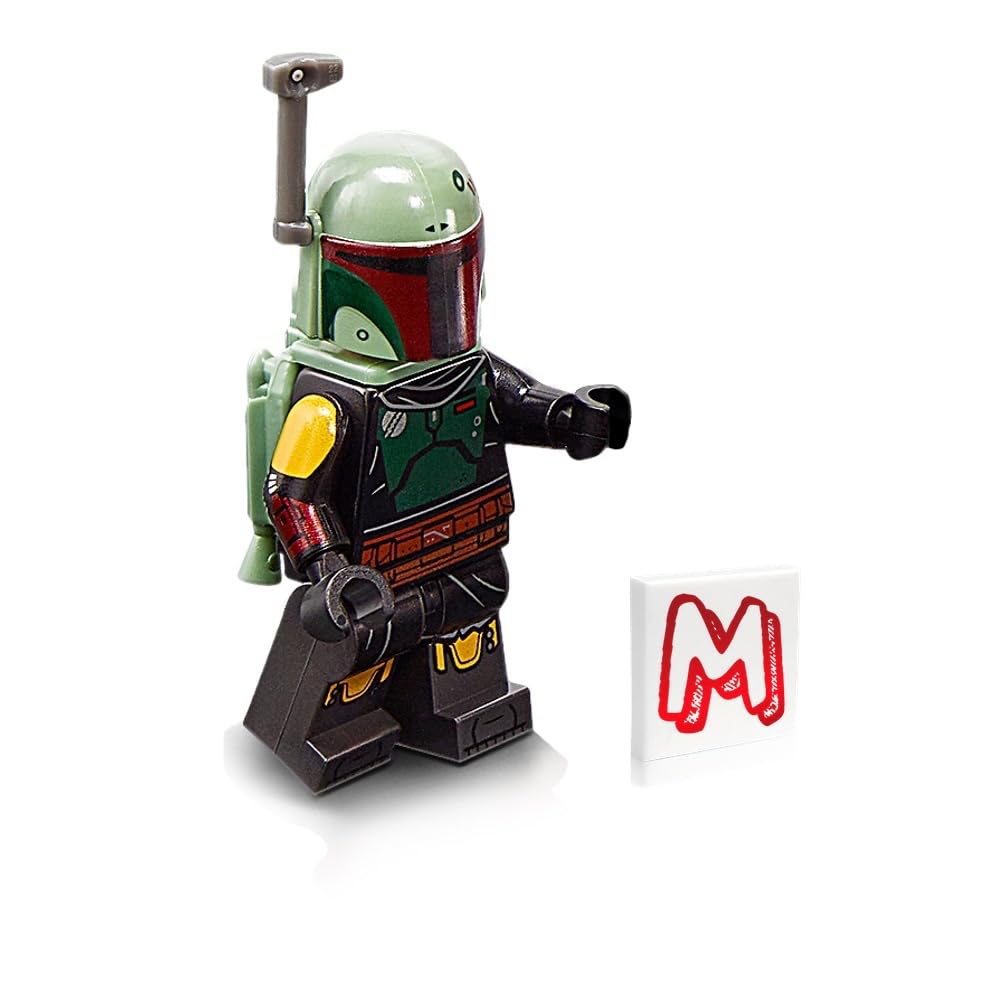 LEGO Star Wars The Book of Boba Fett Minifigure - Boba Fett with Beskar Armor, Jet Pack, and Blaster (75312) 2021