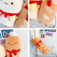 JOSON Toast Bread Plush Pillow, Soft and Interesting Food Plush Sofa Cushion with red Scarf, Suitable for Birthday, Valentine's Day (Long Toast)