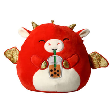 Squishmallows 7.5" Baiden The Dragon with Boba Tea