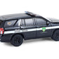 Greenlight 2024 Police Pursuit Vehicle Dover Police - 100th Anniversary Edition Black with White Stripes Hobby Series 1/64 Diecast Model Car GL30549