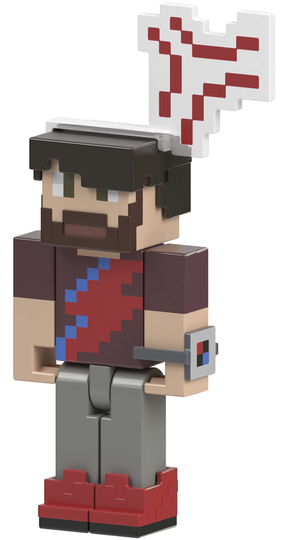 Mattel Minecraft Creator Series Action Figure & Accessories Set, Camp Enderwood Expansion Pack with Rougarou & Anger Vein in 3.25-inch Scale, Pus DLC