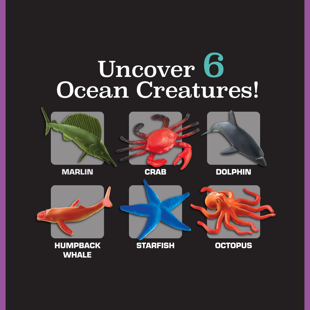 ArtSkills Epic Lab Dig Kit, Ocean Discovery STEM Treasure Hunting Science Kit Arts & Crafts Activity, 30 Assorted Treasures, Tools Included
