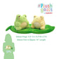 Cuddle Barn PlushGoals - Edawawa Kawaii Cute Soft Green Edamame Frog Plush Toy, 13 inches