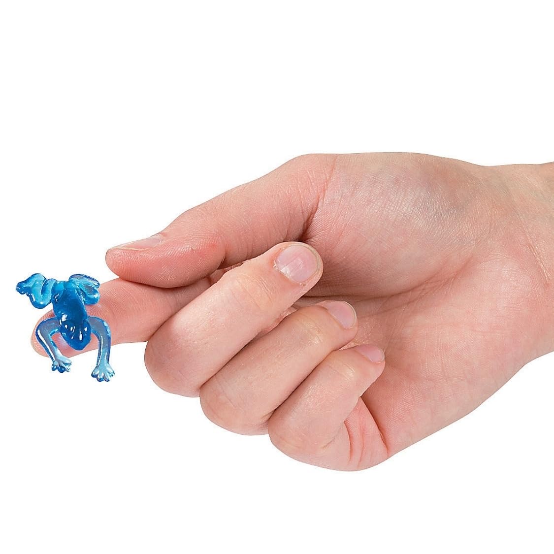 Fun Express Mini Sticky Frogs - Fun Toys for Kids, Party Favors, VBS 2026 Supplies, Vacation Bible School Decorations - 4-DZ Sticky Frog Toys - 48