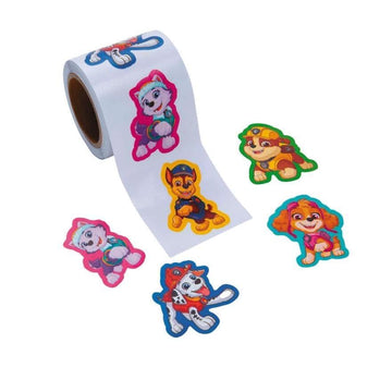 Fun Express 1 1/2" PAW Patrol Character Sticker Roll - 100 Pieces