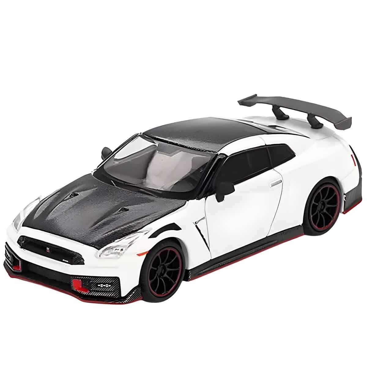 MINI GT Nissan GT-R Nismo 2024 - Brilliant White Pearl Diecast Model #1045 - Limited Edition Collectible 1:64