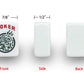 HNDTEK American Mahjong Set - Black Soft Bag - 166 White Engraved Tiles, 4 All-in-One Rack/Pushers Western Mah Jongg Game Set