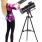 BarbieAstrophysicist Doll, Blonde with Telescope and Star Map, Inspired by National Geographic