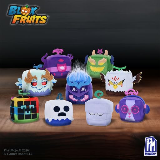 Blox Fruits - Collectible Mystery Plush 2-Pack (4” Tall, Series 3) [Includes DLC]