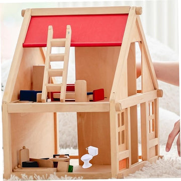 White Plastic Decoration 1:12 House Toilet House Bathroom Furniture Mini Toilet Decoration for House Decoration Accessories Dollhouse Furniture Cake