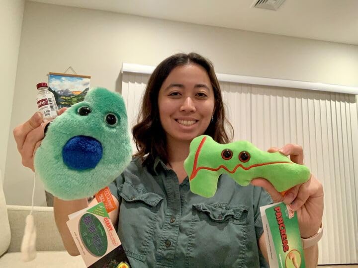 GIANT MICROBES Pancreas Plush, Pancreas Stuffed Toy, Pancreatic Cancer Awareness, Funny Diabetic Gifts, Diaversary Gift, Diabetes Gift, Endocrinology
