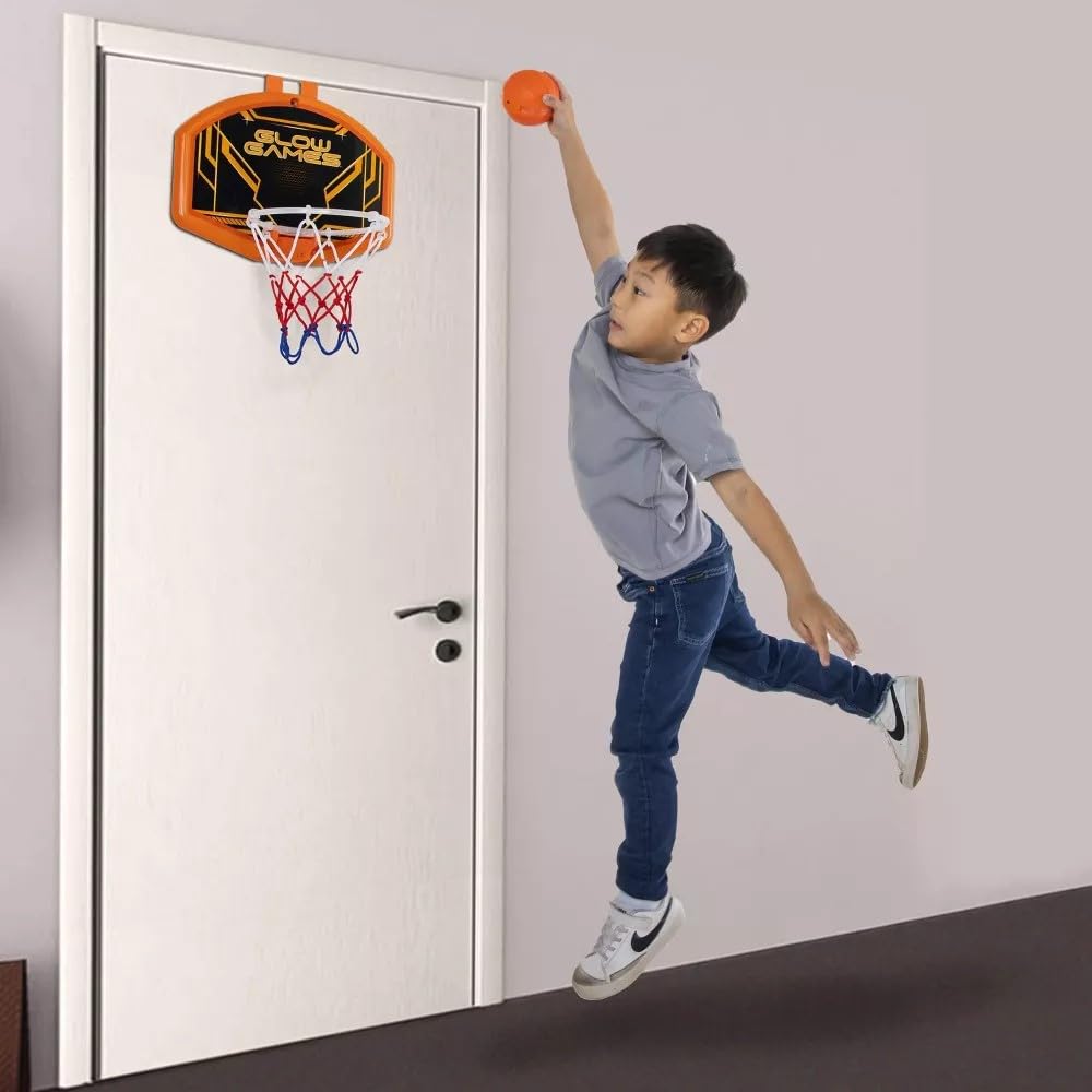 Big Time Toys Glow Games LED Basketball Game with Ball