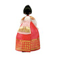 Parkssisangbang Korean Traditional Handicraft Hanbok Dolls The Queen Version1 Figure Gift RED
