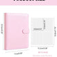 A5 Photo Card Binder with 30 Inner Sleeves (4-pocket and double-sided), 6 Ring 4 Pocket Trading Card Binder, PU Leather Card Collect Book with