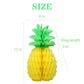 9 Pcs 14 Inch Pineapple Decorations for Tropical Flamingo Party Summer Hawaiian Luau Party Pineapple Honeycomb Tissue Centerpieces for tables Hanging
