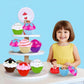 BoterLun 6PCS Mini Beautiful Cake Doll Toy,Surprise Transforming Scented Princess Dolls Gift Set for Children Kid Funny Game Gift for 3 Year Old Girls